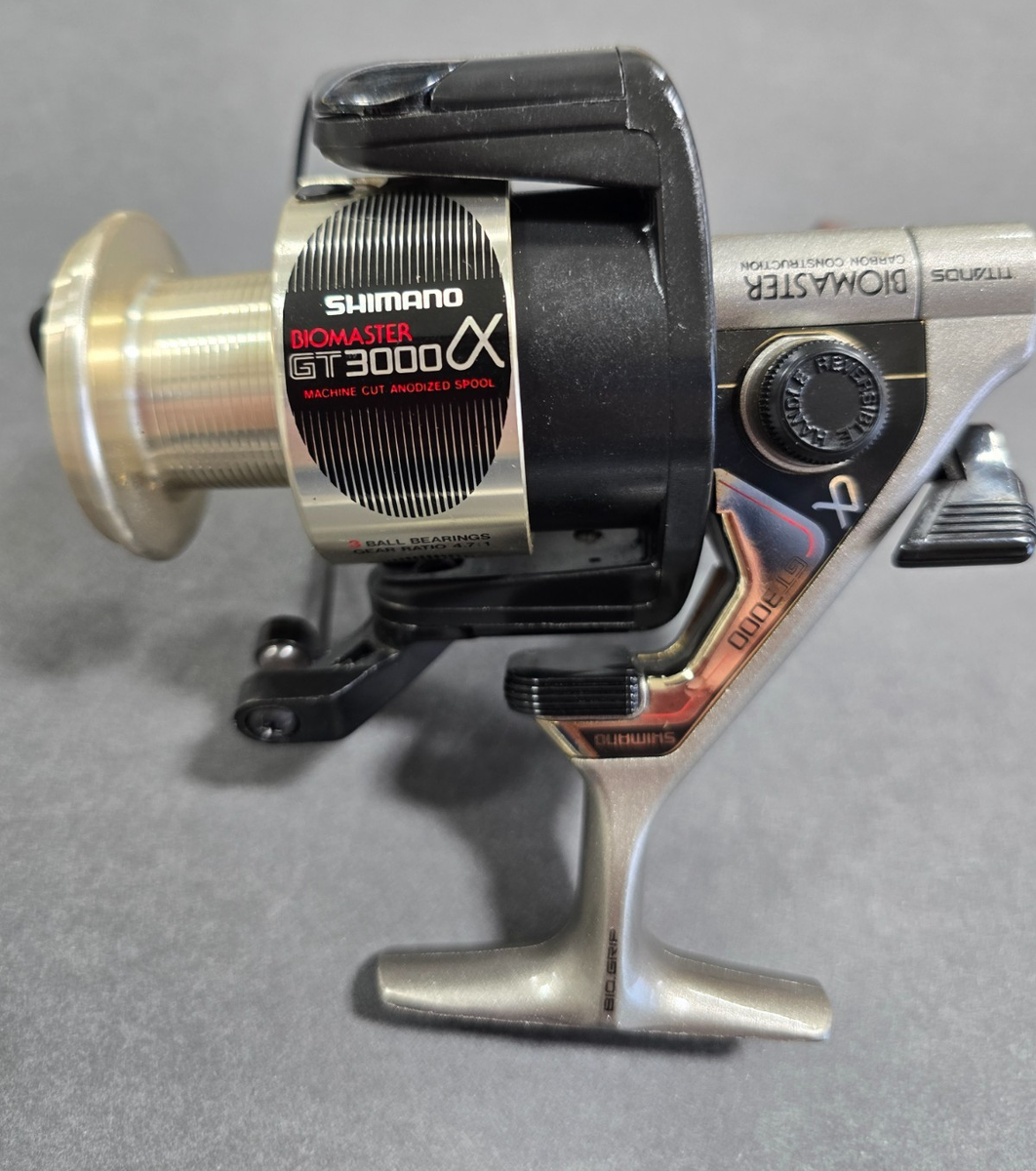 SHIMANO シマノ BIOMASTER 3000 MgS Shimano BIOMASTER GT 3000 2-Speed Wood Handle Spinning Reel *Japan