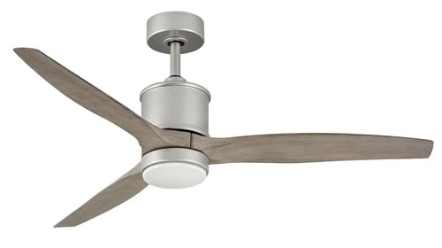 52" Hinkley Hover Brushed Nickel Wet-Rated LED Smart Ceiling Fan - Picture 3 of 10