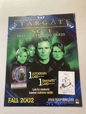 Rittenhouse Archives Stargate SG-1 Season 5 Sell Sheet 8 1/2 X 11 Mini Poster