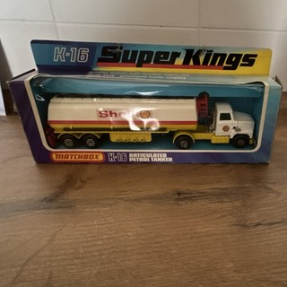 Matchbox Super Kings K 16 Shell Articulated Petrol Tanker Tanklaster Sattelzug