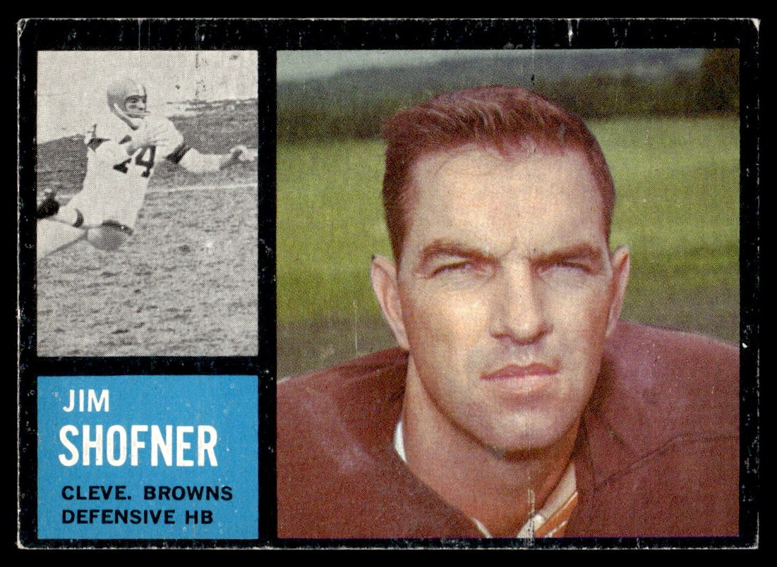 1962 Topps Jim Shofner Cleveland Browns #35