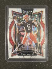 2024 Panini Select Football Jameis Winston White Prizm /199