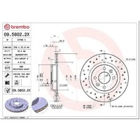 2X Bremsscheibe Vorne FüR Nissan Kubistar X76 1.6 03 Bis 26 Brembo K9K700 K7M