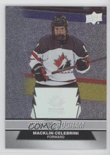 2023 Upper Deck Team Canada Juniors Patterned Foilboard Macklin Celebrini #97