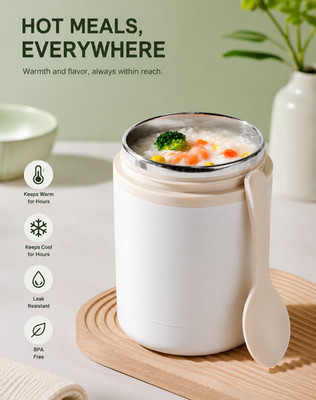 600ML Electric Lunch Box USB Food Warmer Portable Stainless Steel Container