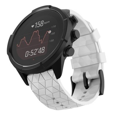 Armband für Suunto 9 Spartan/Suunto 7 Strap, 24MM Ersatz Silikon Uhrband Spor...