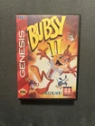 Bubsy II Sega Genesis 1994 Vintage Video Game Tested Working And Case W/ Manuel
