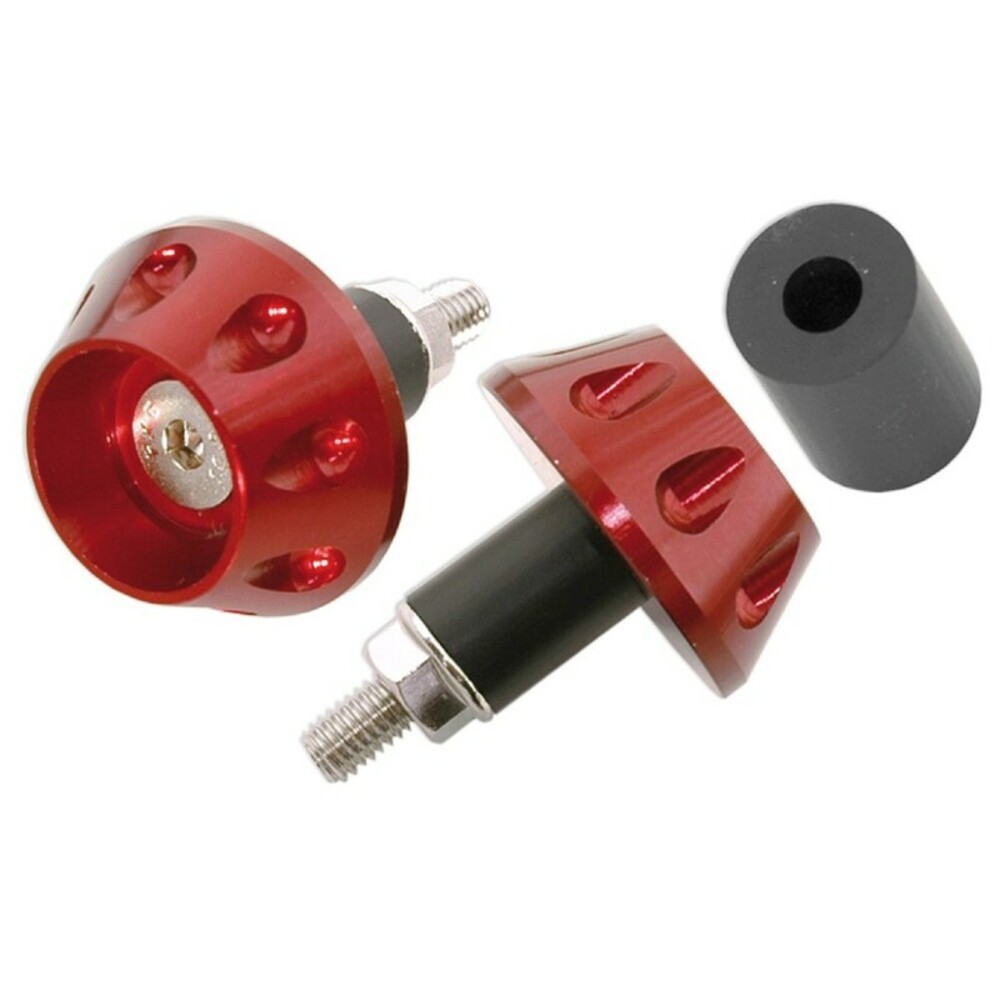 Free Shipping Universal Red Aluminum Handlebar Weights Parts For Motorcycle