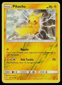 Pikachu 66/236 Cosmic Eclipse Reverse Holo