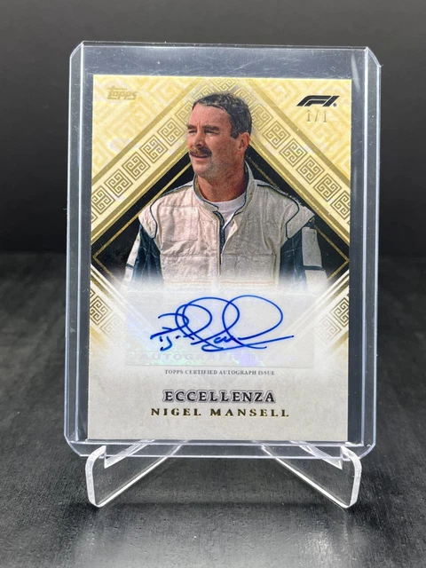 2024 Topps Eccellenza F1 Nigel Mansell Veterano Autograph Auto Gold 1/1