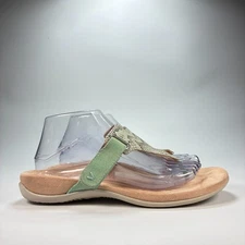 Vionic Wanda Green Orthotic Comfort Slip On Sandals TVW5658 Women's Size 8.5