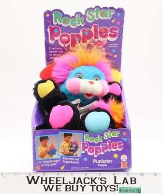Rock Star Popples Punkster Popple 1986 Mattel NEW MIB Vintage