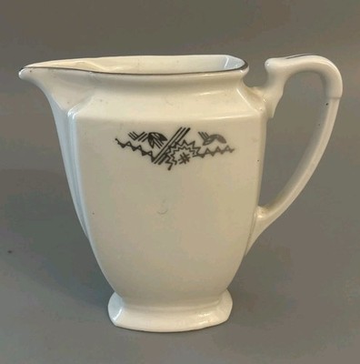 Vintage EPIAG D.F. Deutschland Art Deco Creamer Pitcher Occupied Czech Silver