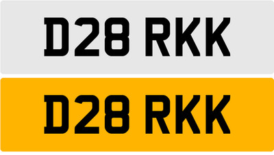 D28 RKK DEK DECKS DEREK DEEK DERIK OLD 3X3 REG PRIVATE REGISTRATION NUMBER PLATE