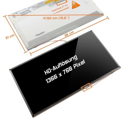 15,6'' LCD Display glossy passend für eMachines E430 E440 E442 E525 E527 E625