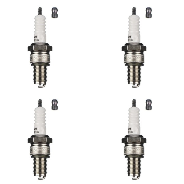 Denso ZüNdkerze W24ESR-U 4Er Set (FüR: Yamaha Rd 80 Lc Ii 30W 83-86 )-image