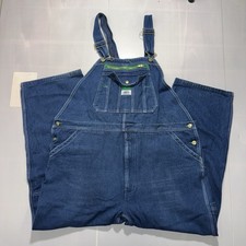 Liberty Bib Overalls Mens 42x28 Blue Denim Carpenter Workwear Farmer Workwear