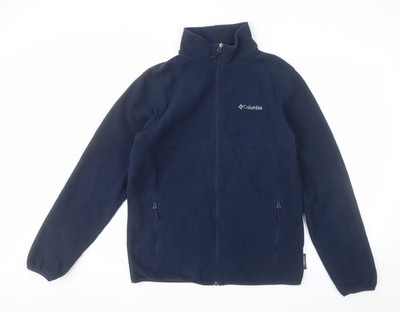 Columbia Outdoorjacke Herren blau Fleece Full Zip Größe S