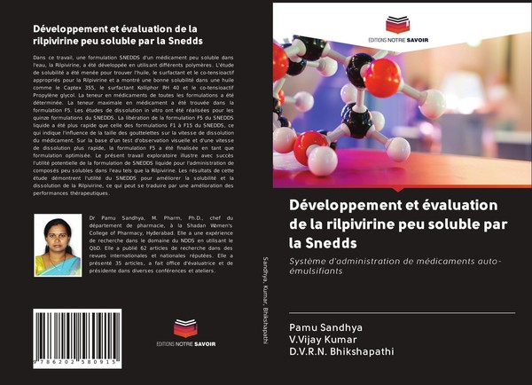 DéVeloppement Et éValuation De La Rilpivirine Peu Soluble Par La Snedds Pamu San-image
