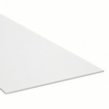 Plastic Sheet 1/8 Thick x 48" L X 24" High Density Polyethylene Off-White HDPE