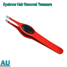 Eyebrow Hair Plucking Remover Tweezers Eyelash Tweezers Slanted Pointed Tip