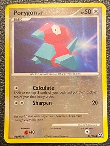 Pokémon TCG - Porygon 81/106 - Great Encounters (2008) Reverse Holo - LP 2