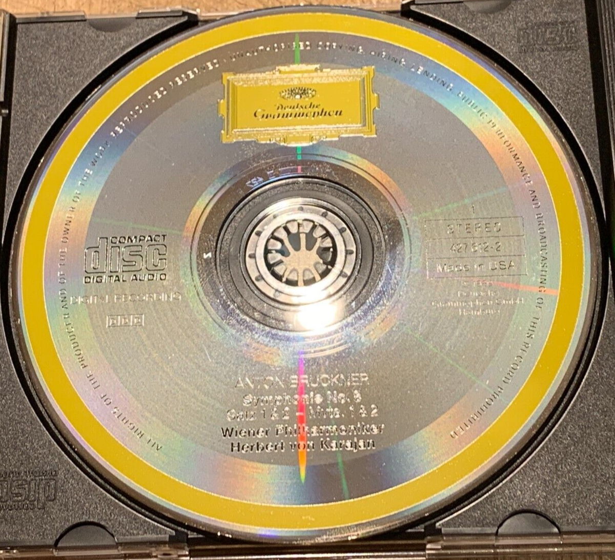 Bruckner Symphony No.8 HERBERT VON KARAJAN DGG 2CD Box 427611-2