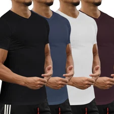 Mens Pro Tight Short Sleeve T-shirt Compression High Elastic Quick Dry Top Shirt
