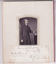 Original Cdv photo & signature Archibald Campbell Tait Arch Bishop of Canterbury