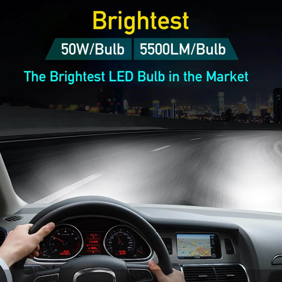 Combo de 6 faros antiniebla LED para BMW 525i 530i 2004 2005 2006 2007 EE. UU. Foto 4 de 4