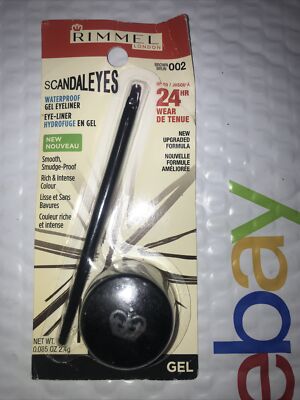 RIMMEL Scandaleyes Waterproof Gel Eyeliner 002 BROWN sealed Nip