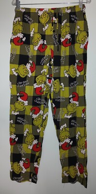 Grinch Juniors Pj Pants Grinch Pajama Pants Junior Large Pockets