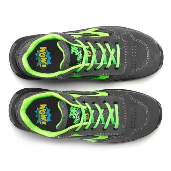 Scarpa da lavoro U-POWER RED LION POINT S1P SRC – POINT RL20036 GRIG/VERDE - Immagine 2 di 4