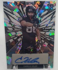 2022 Leaf Valiant Snake Skin Crystals #1/3 Charlie Kolar #BA-CK1 Rookie Auto RC