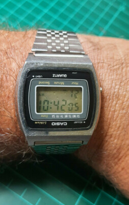 Iper Rare Vintage (1978) Casio 58QS-26 LCD Watch Japan K *DIAL IS