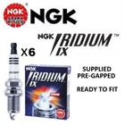 NGK IRIDIUM IX SPARK PLUGS - SET OF 6 - BKR8EIX NGK 2668 
