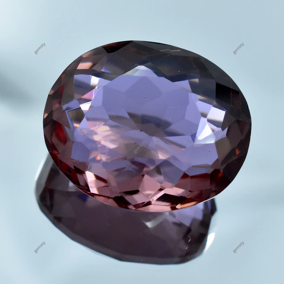 Oval Cut Lab-Created 64.25 Ct Loose Gemstone CERTIFIED Color Change Alexandrite - Image 2 of 4