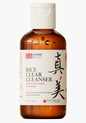JAPANESE FASH WASH SHINBI SKINCARE ~ Natural Cleanser w/ Rice Water & Green Tea