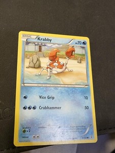 Krabby Generations 21 Reverse Holo Pokemon Card NM