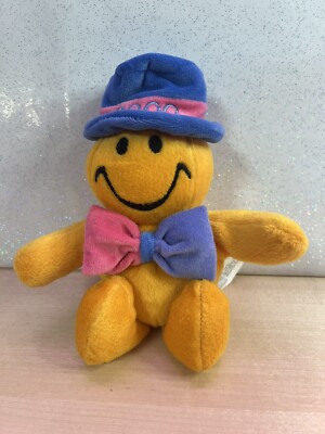 Dan Dee seltenes Vintage 2000 Smiling Happy Plüschtier sehr Sammlerstück
