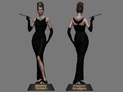 Tiffany (1) - Unpainted Large scale (250mm) resin model kits SS
