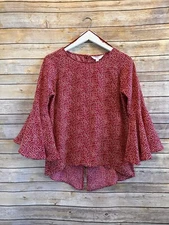Lauren Conrad Flutter Sleeve Blouse Size XS NWT