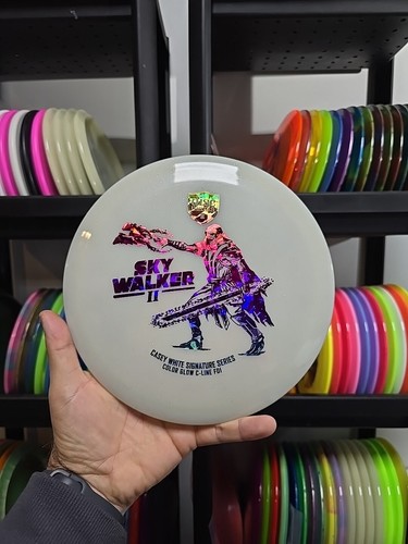 Discmania Sky Walker 2 Glow White FD1 176g Metal Flake Casey Disc Golf C-Line