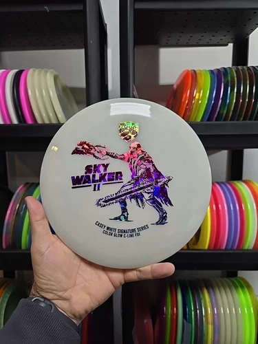 Discmania Sky Walker 2 Glow White FD1  176g Metal Flake Casey Disc Golf C-Line 
