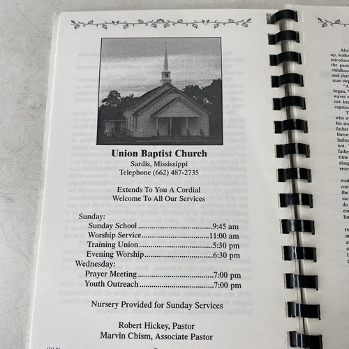 Heavenly Dishes Ring Bound Cookbook Union Baptist Church Sardis Mississippi 2003 - Picture 4 of 4