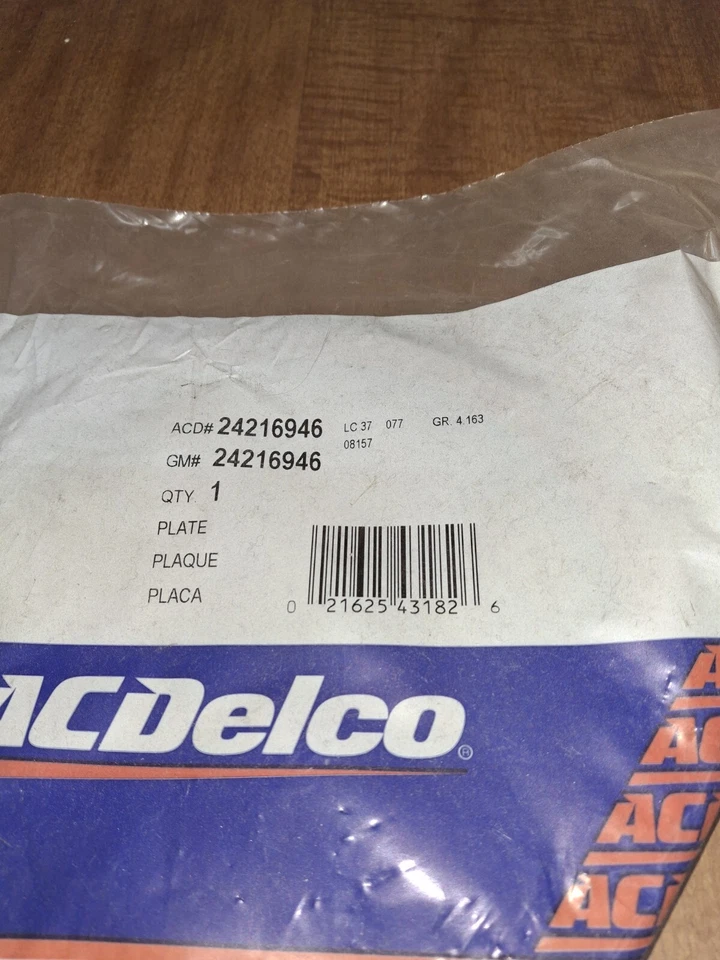 NOVA PLACA DE EMBREAGEM ACDELCO 24216946 Auto Trans PARA GM 1975-1998 - Imagem 2 de 2