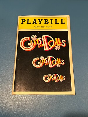 #ad #ad Playbill Guys and Dolls September 1992 FULL CAST HAND SIGNED 40 Signatures $349.99
