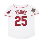 Jim Thome 1995 Cleveland Indians Home White World Series Men's Jersey