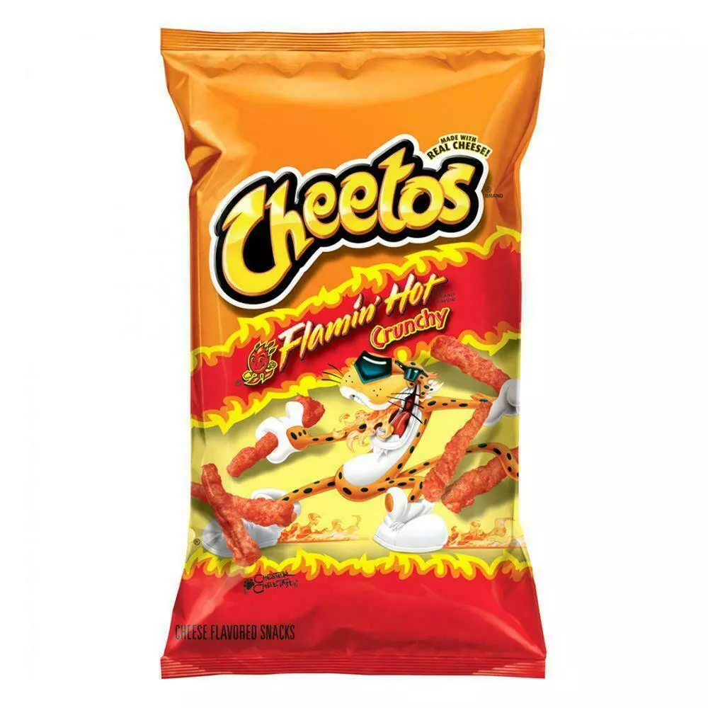  Cheetos Flamin' Hot Puffs Cheese, 8 Oz