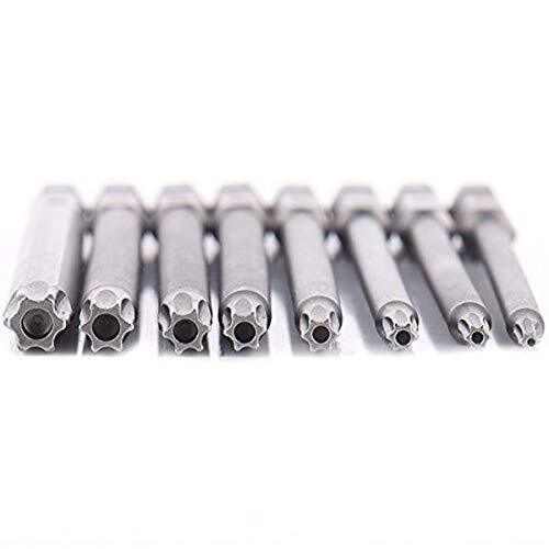 8-teiliges Torx-Bitset 150 Mm – T8 Bis T40, 1/4 Zoll Sechskant, Aus S2-Stahl Für Schraubendreher Und Bohrmaschinen
